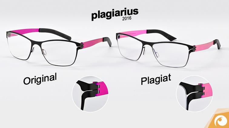 Plagiarius Award 2016 | Links: Original Meyer Eyewear vs Rechts Plagiat