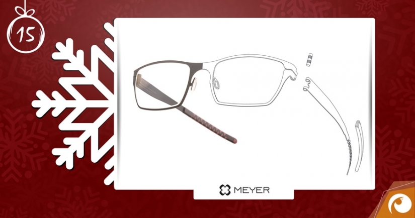 Meyer Eyewear  Titanbrillen im Adventskalender 2016  / Offensichtlich Optiker Berlin